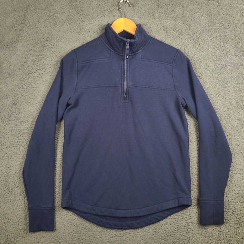 Vineyard Vines Shep Shirt Womens Small Navy Blue Quarter Zip Pullover Sweatshirt